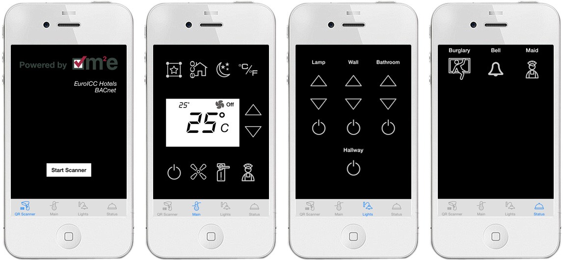 Smart Hotel Control - Technology - Mobile-App